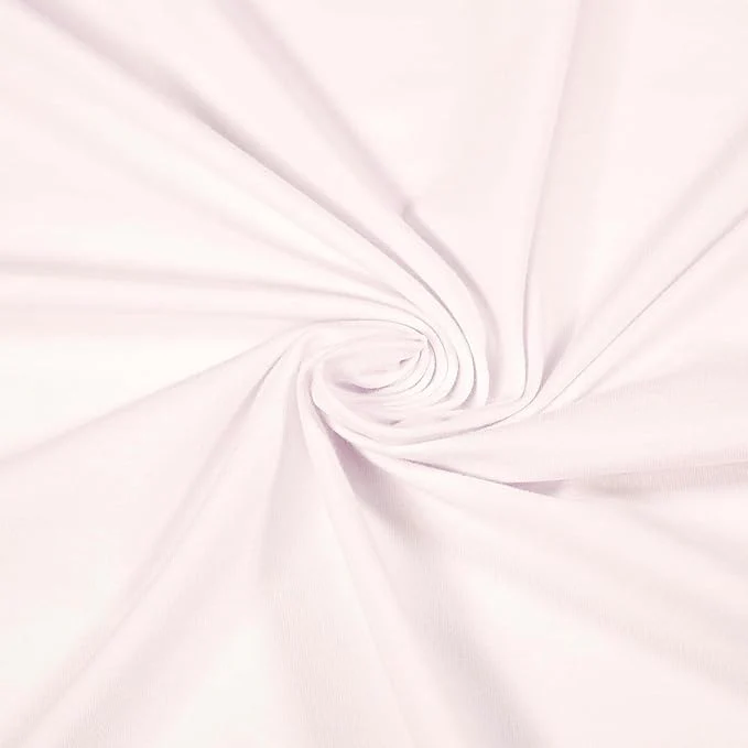 Cotton Spandex Jersey Knit Fabric | 12oz Ivory