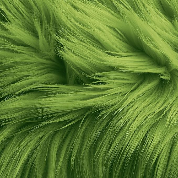 Faux Fur Fabric Squares For DIY Crafts 6X6 Inch Shaggy Fur Patches - Image 2