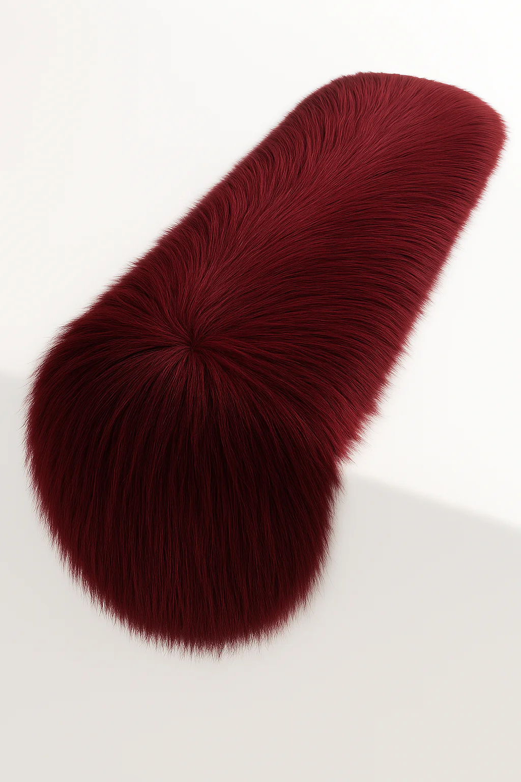 Faux Fur Table Runners – Elegant Decor for Every Occasion - Burgundy