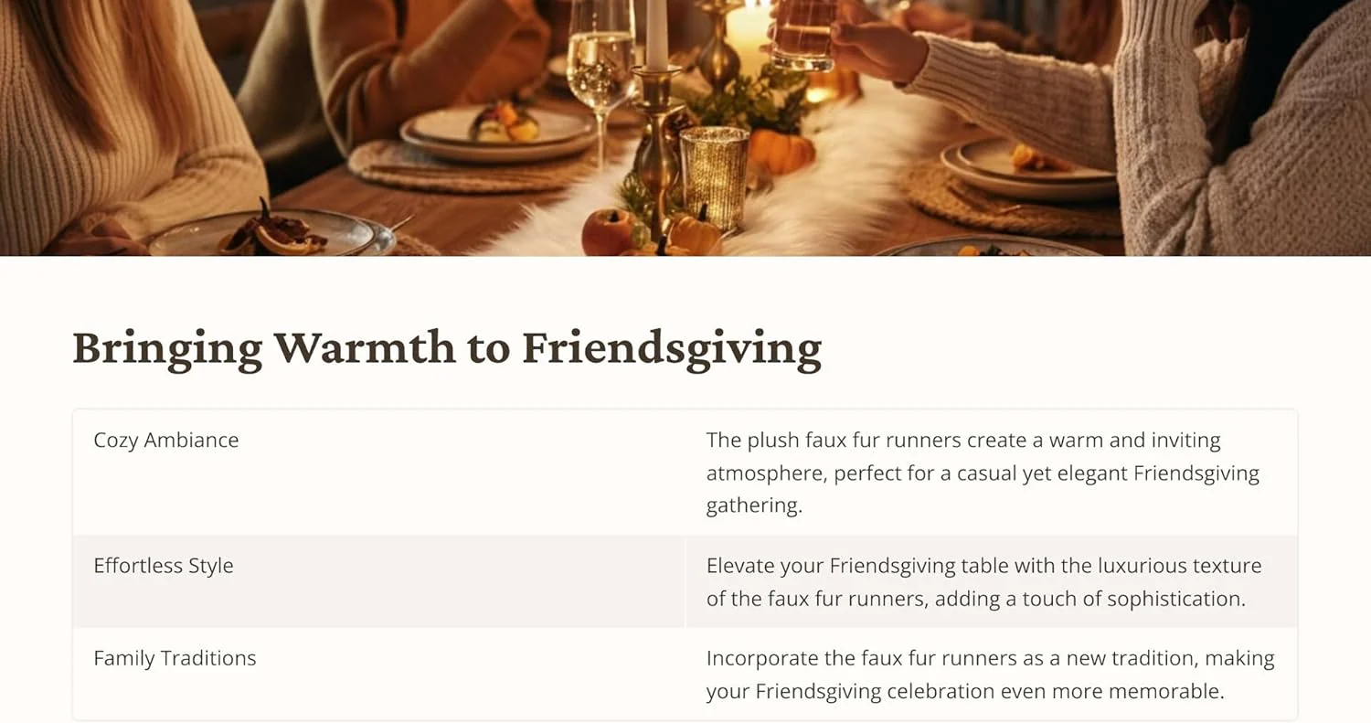 Faux Fur Table Runners – Elegant Decor for Every Occasion - Mint - Image 8