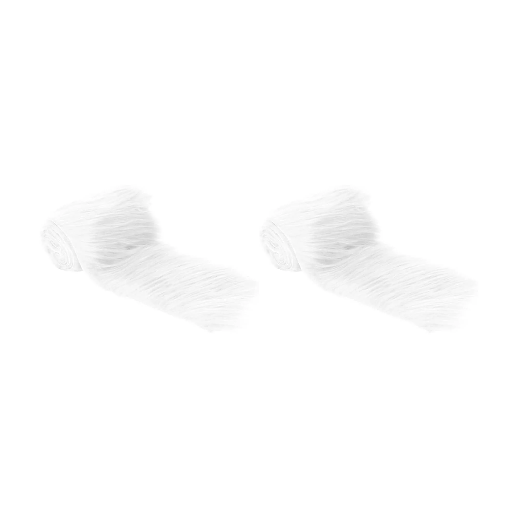 Mohair Faux Fur Fabric Strips Pre Cut Trim Ribbon Pack of 2 - Image 6