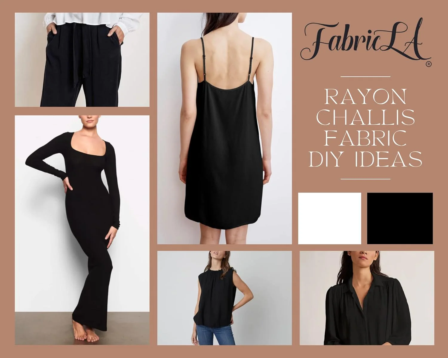 Rayon Challis Fabric by the Yard – Lightweight, Soft & Flowy - Image 21