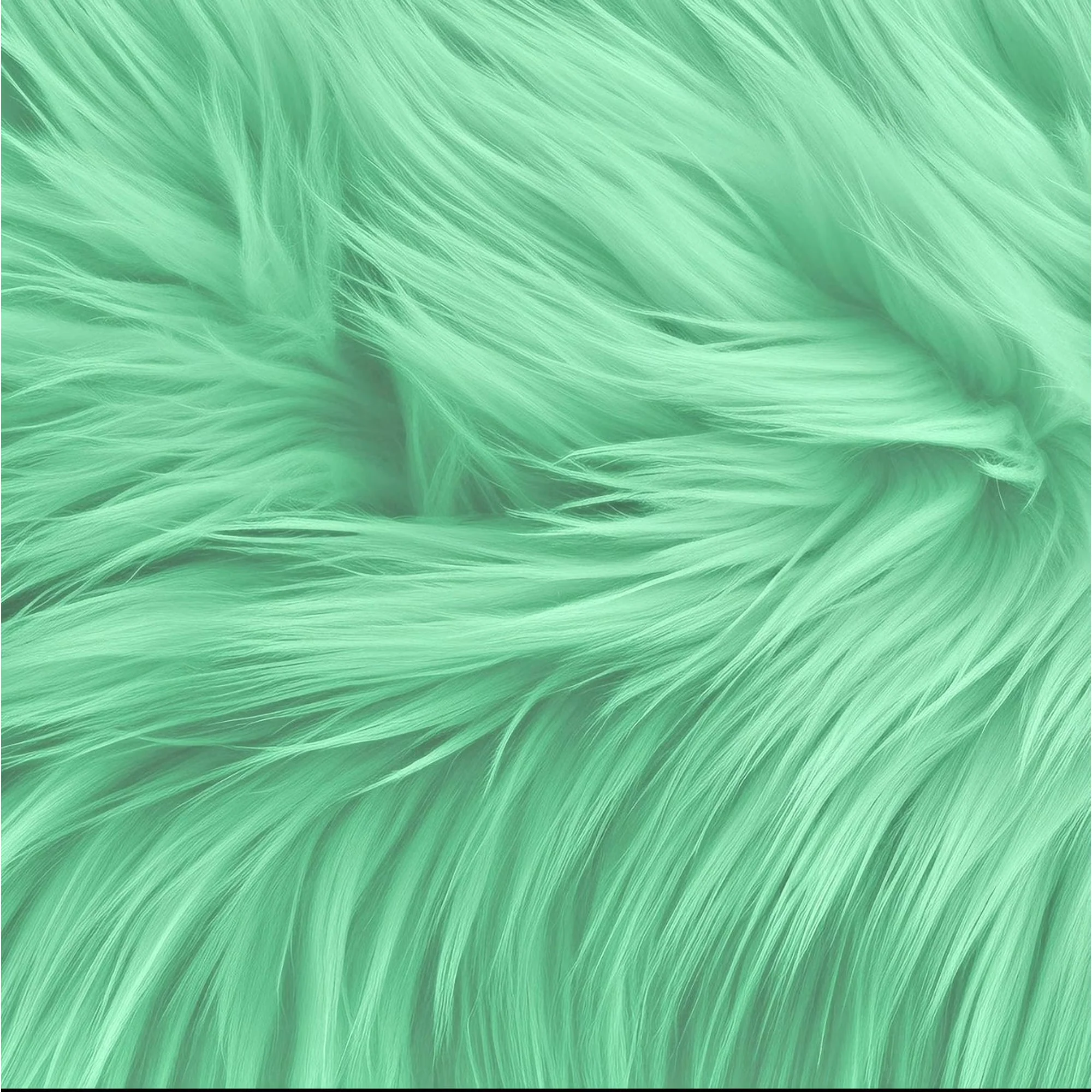 Round Shaggy Faux Fur Fabric - 40 inches Diameter - for Home Decor - Image 11