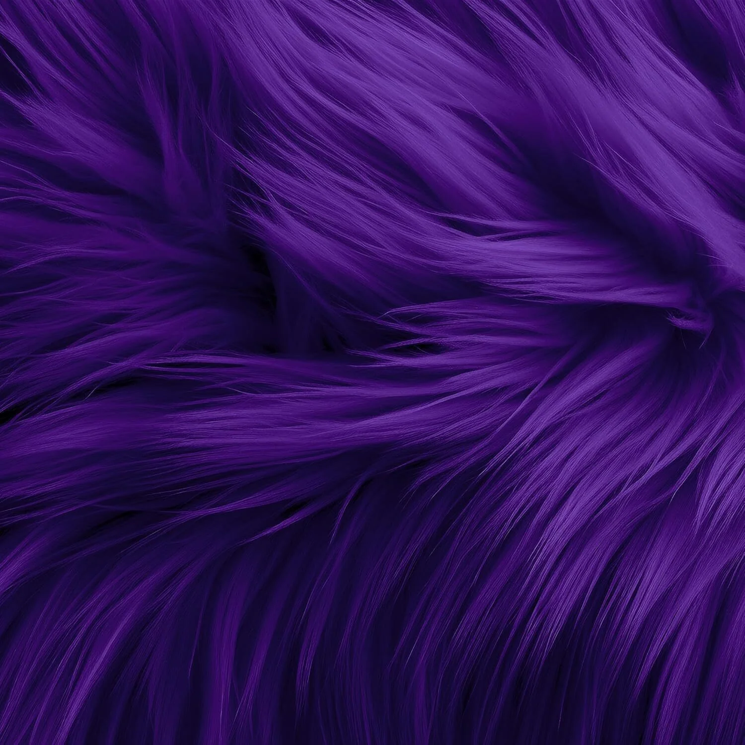 Round Shaggy Faux Fur Fabric - 40 inches Diameter - for Home Decor - Image 30