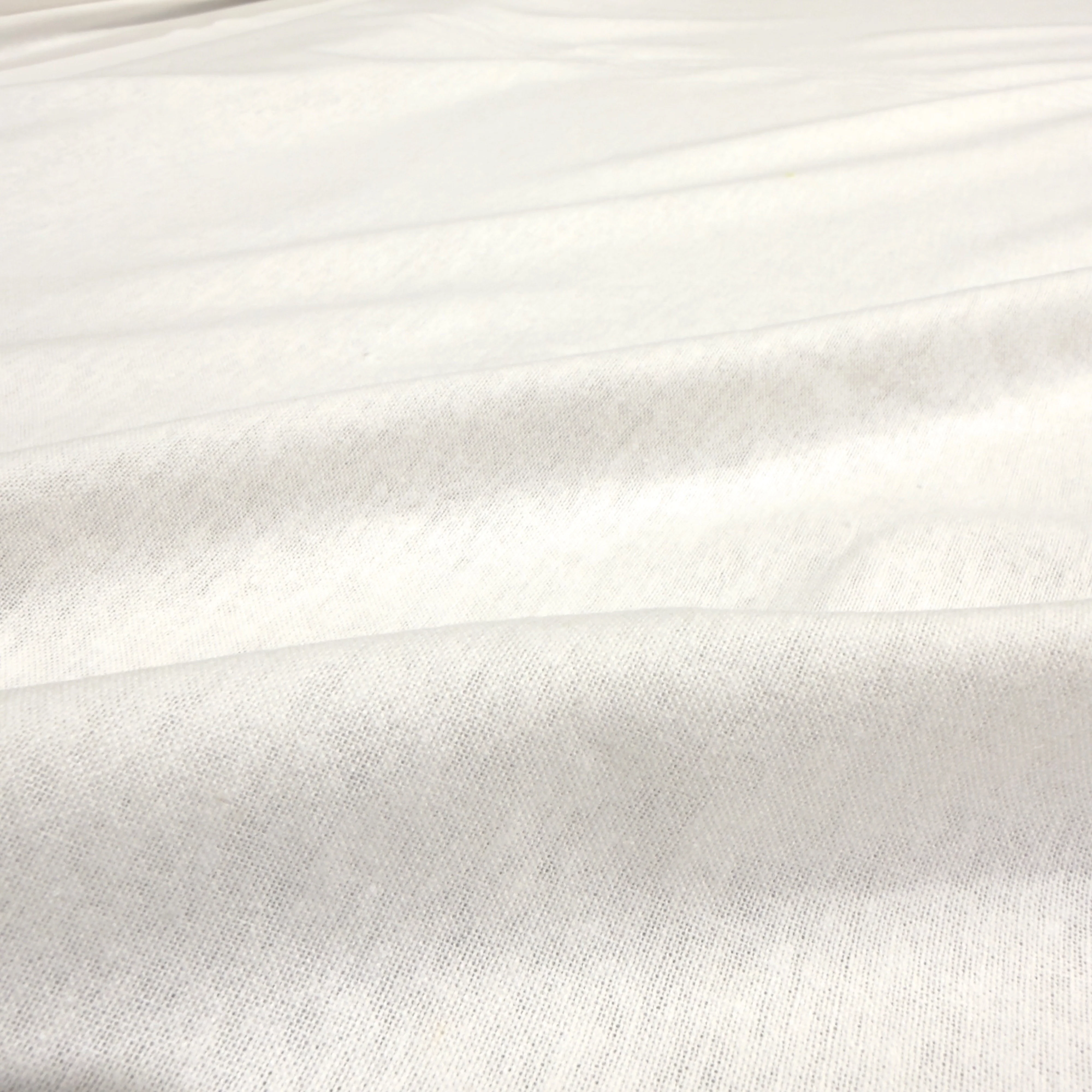 Cotton Flannel Fabric — 58/60" Wide, By the Yard | White